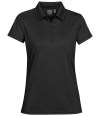 PG-1W Stormtech Ladies Eclipse H2X-DRY® Piqué Polo Shirt Black colour image